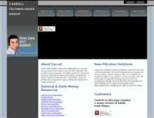 Tablet Screenshot of carrolltechnologiesgroup.com